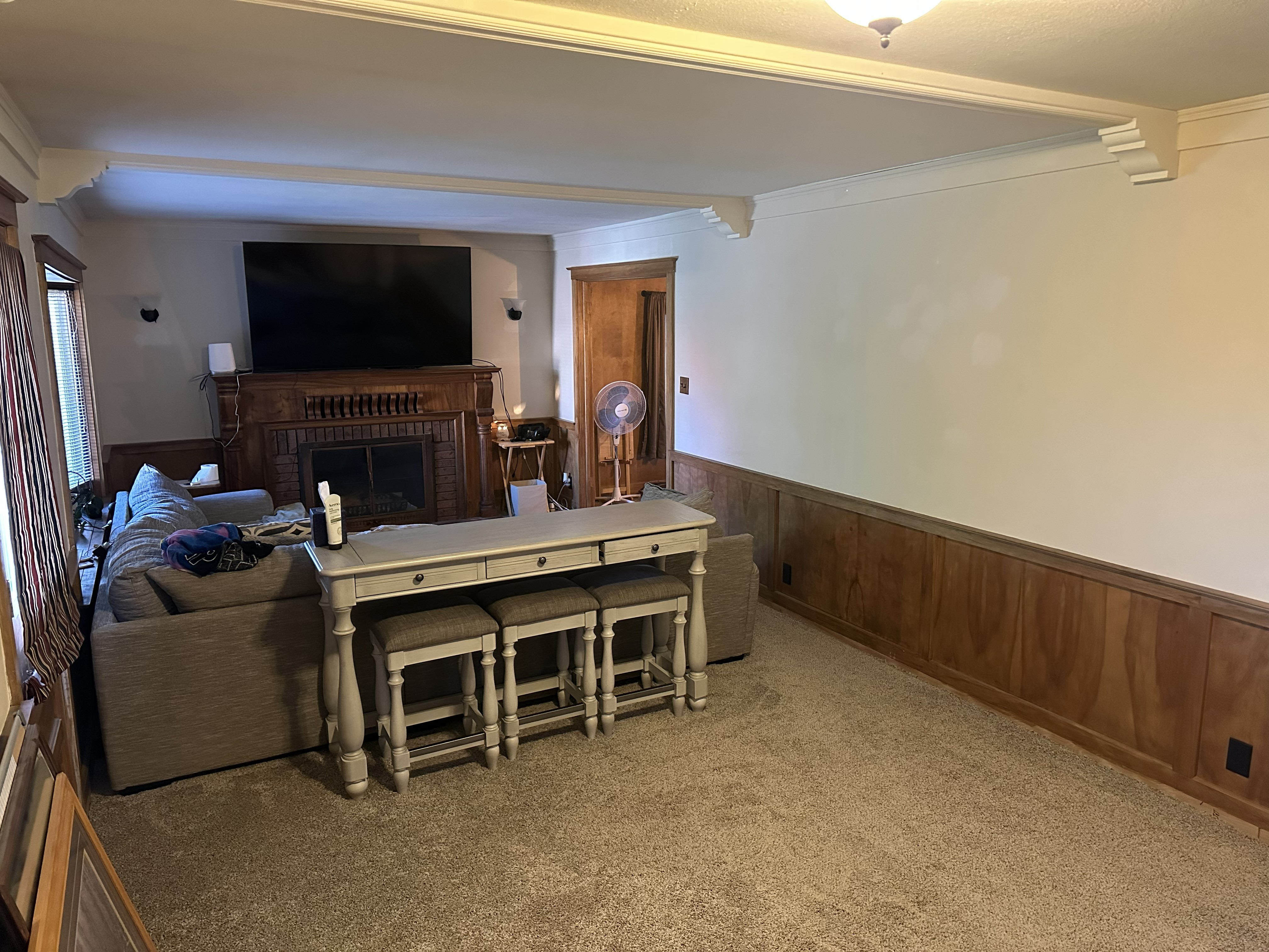 Family Room — Dry Bar & Pantry